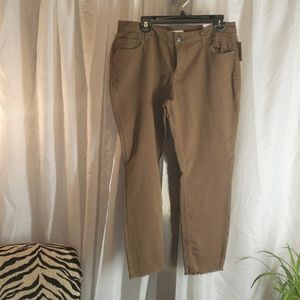 Mudd- olive green knit skinny jean sz 17